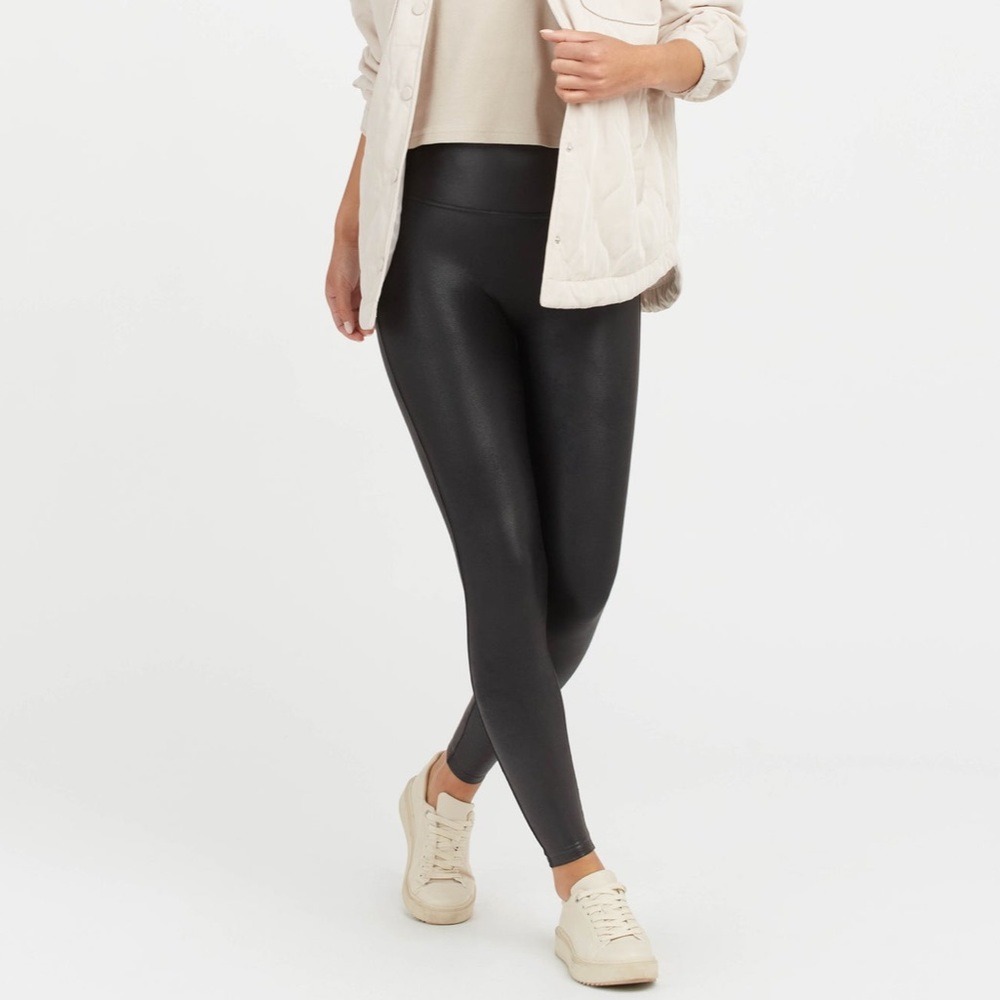 Spanx Faux Leather Leggings - Brand New